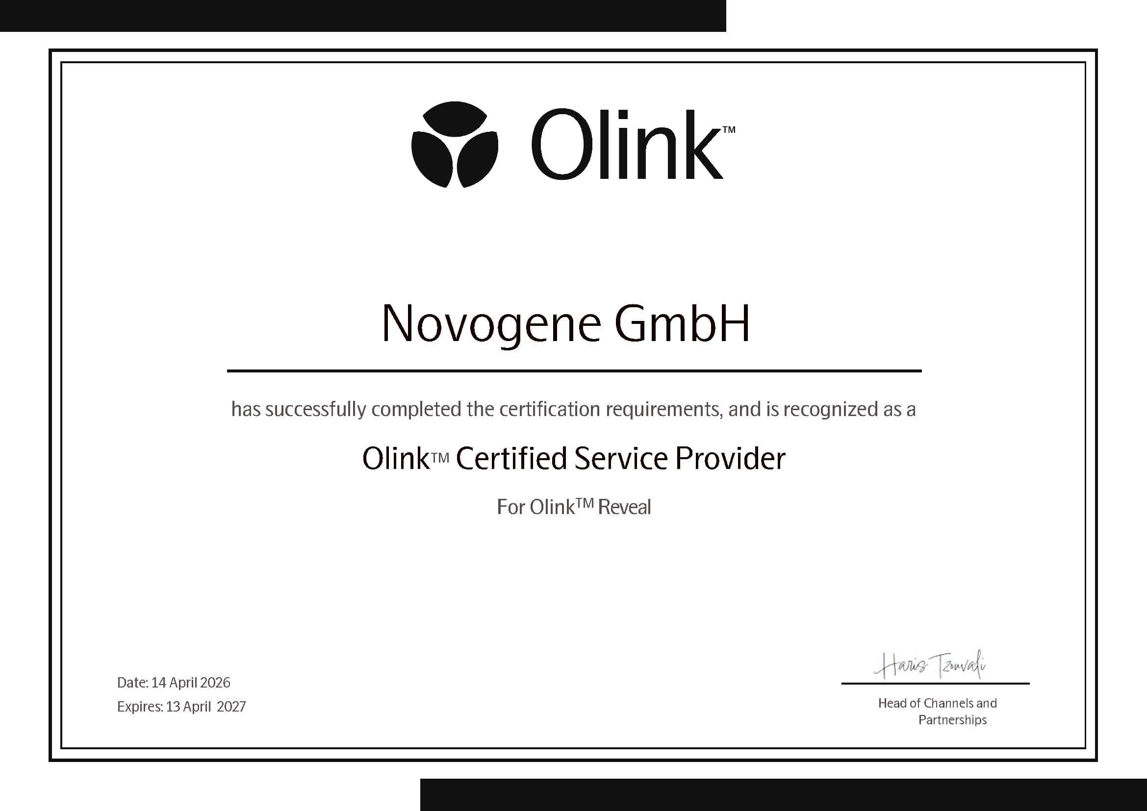 Olink™ Certified Service Provider