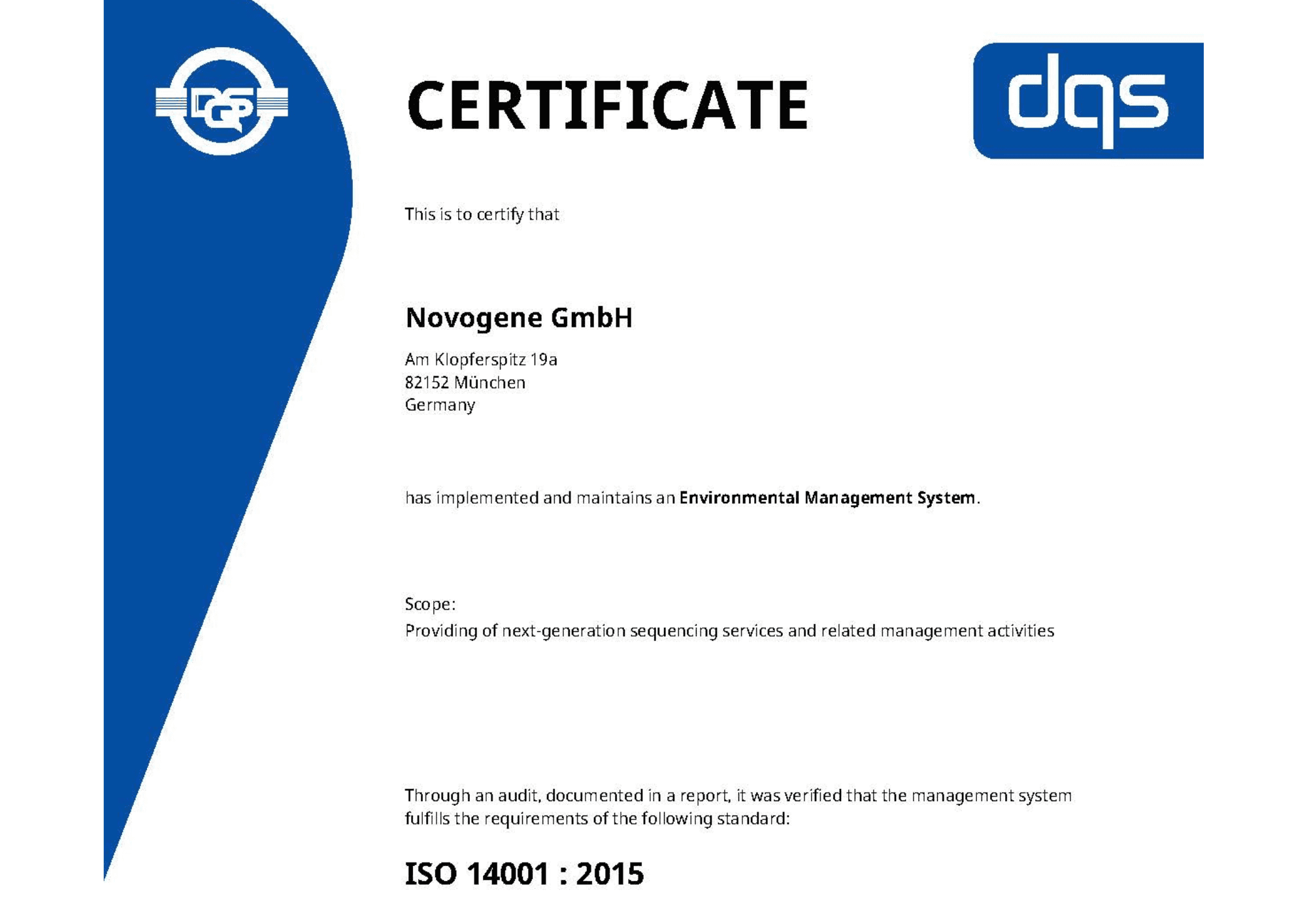 ISO 14001:2015